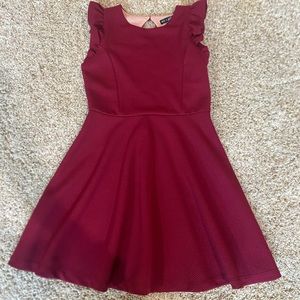 Ava & Yelly kids burgundy dress ❤️❤️❤️